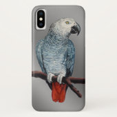 Parrot iPhone Case African Grey Parrot Mobile Hoes (Achterkant)