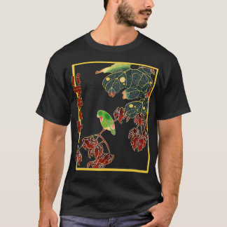 Parrot Japans  kunstshirt Japan Bird Art T-shirt