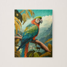 Parrot Jigzaag Puzzle