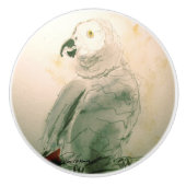 Parrot. . . keramische knop (Voorkant)