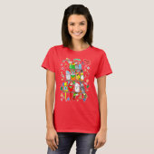 Parrot kerst Holly Jolly T-shirt (Voorkant volledig)