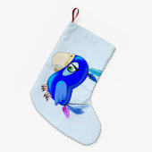 Parrot kerst Stocking Kleine Kerstsok (Voorkant (Hangend))