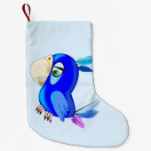 Parrot kerst Stocking Kleine Kerstsok (Voorkant)