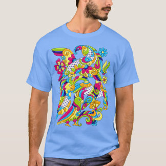 Parrot kijkt naar je 9 t-shirt