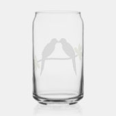 Parrot Love Blikvorm Glas (Achterkant)
