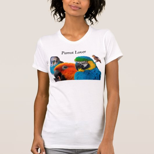 Parrot Lover T-Shirt (Voorkant)