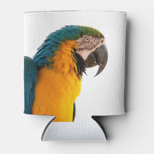 Parrot macaw blikjeskoeler