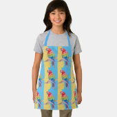 Parrot Macaw Pastel Blue Bird Birthday Boys Childs Schort (Insitu)