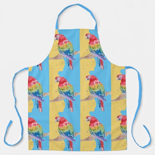 Parrot Macaw Pastel Blue Bird Birthday Boys Mannen Schort (Voorkant)