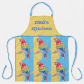 Parrot Macaw Pastel Blue Bird Birthday Mannen Schort (Voorkant)