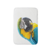 Parrot macaw tropische dierfoto schattig wild badmat (Voorkant Verticaal)
