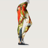 Parrot Macaw Voed Wildlife over printlegging Leggings (Rechts)