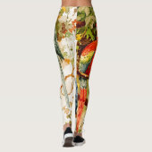 Parrot Macaw Voed Wildlife over printlegging Leggings (Achterkant)
