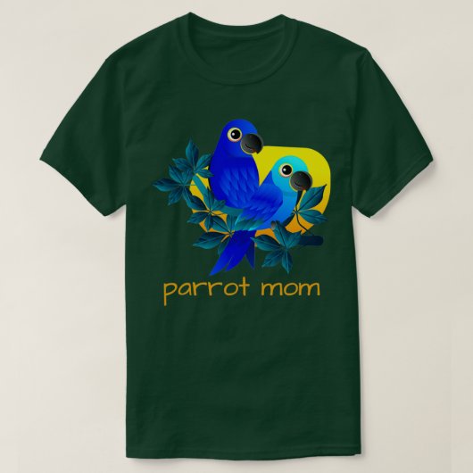 Parrot mama 14 t-shirt (Design voorkant)