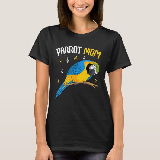 Parrot mama Mama T-shirt (Voorkant)