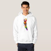 Parrot Mannen Hoodie (Voorkant volledig)