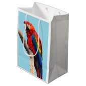 Parrot Medium Cadeauzakje (Achterkant Gekanteld)