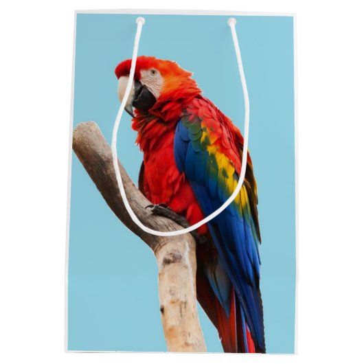 Parrot Medium Cadeauzakje (Achterkant)