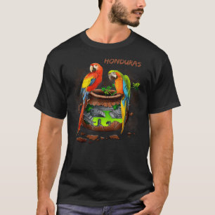 Parrot Message Speaking Honduras Copan Loros T-shirt