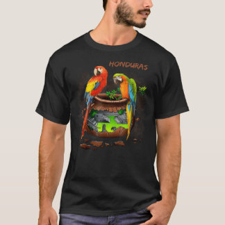 Parrot Message Speaking Honduras Copan Loros T-shirt