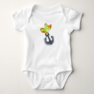 Parrot met Anchor Romper