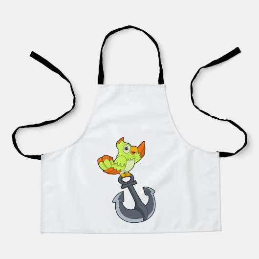 Parrot met Anchor Schort (Voorkant)