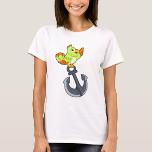 Parrot met Anchor T-shirt