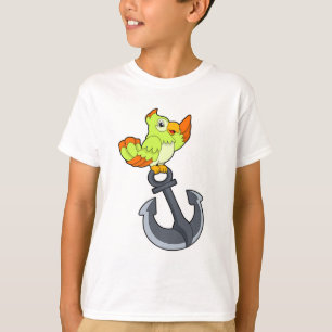 Parrot met Anchor T-shirt
