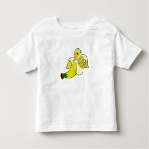 Parrot met bananen kinder shirts