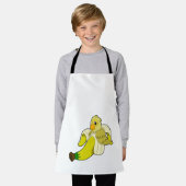 Parrot met bananen schort (Gedragen)