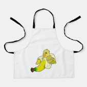 Parrot met bananen schort (Voorkant)