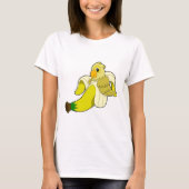 Parrot met bananen t-shirt (Voorkant)