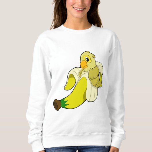 Parrot met bananen trui (Voorkant)