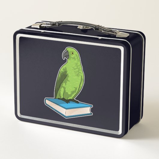 Parrot met Boek (Achterkant)