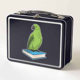 Parrot met Boek