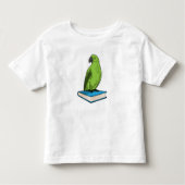 Parrot met Boek Kinder Shirts (Voorkant)
