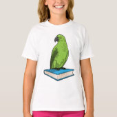 Parrot met Boek T-shirt (Voorkant)