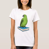 Parrot met Boek T-shirt (Voorkant)