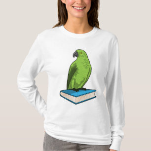 Parrot met Boek T-shirt