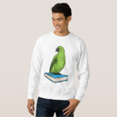 Parrot met Boek Trui (Voorkant volledig)