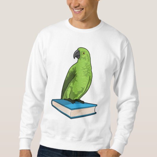 Parrot met Boek Trui (Voorkant)