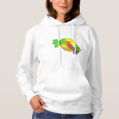 Parrot met Coconut Hoodie (Voorkant)