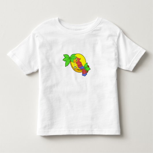Parrot met Coconut Kinder Shirts (Voorkant)