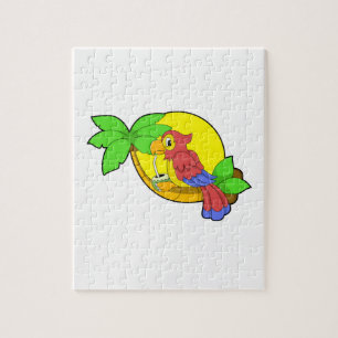 Parrot met Coconut Legpuzzel