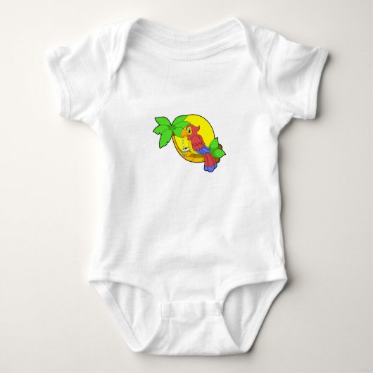Parrot met Coconut Romper (Voorkant)