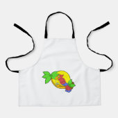 Parrot met Coconut Schort (Voorkant)