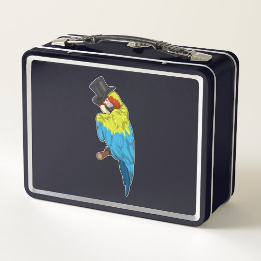 Parrot met Cylinder (Achterkant)