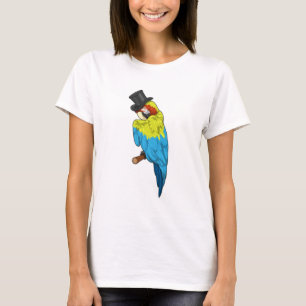 Parrot met Cylinder T-shirt