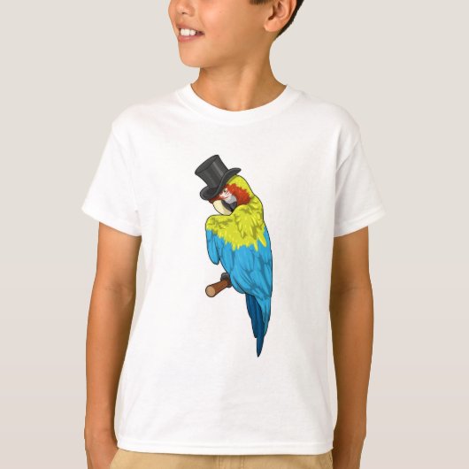 Parrot met Cylinder T-shirt (Voorkant)