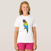 Parrot met Cylinder T-shirt (Voorkant volledig)